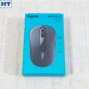 Rapoo Wireless Mouse (M10 Plus) – (Black) – Mini size – 3 Buttons – 1000 dpi – Invisible Optical – for Laptop & PC Haziq Tech