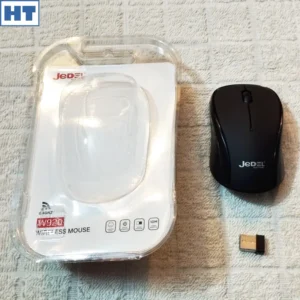 Jedel Wireless Mouse (W920) (Black) – 3 Buttons – 1000 dpi – Nano USB Dongle – Ergonomic Haziq Tech