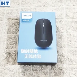 Philips Wireless Mouse (M305) (Black) – Silent Clicks – Ergonomic – 3 Buttons – 1600 dpi – Beautiful – SPK7305 Haziq Tech